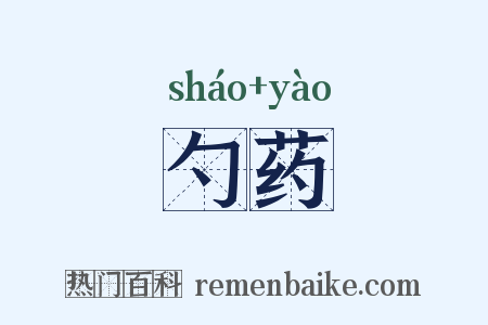 勺药是什么意思的图片